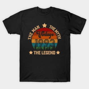 Father's Day Shirt Vintage 1993 The Men Myth Legend 27th Birthday Gift T-Shirt